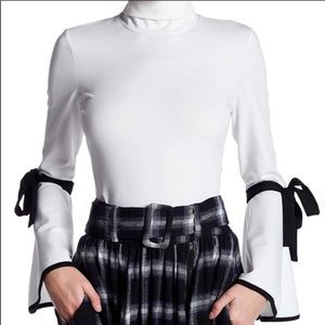 TOV Holy bell sleeve blouse